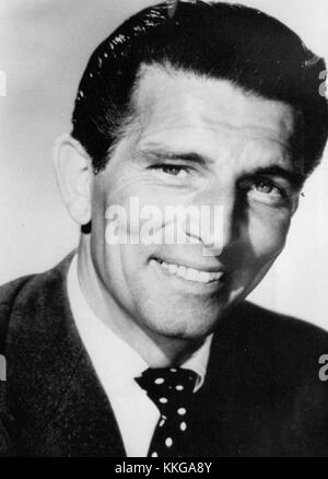 Michael Rennie war ein britischer Schauspieler, der für seine Rollen in Film und Fernsehen bekannt war. Internationale Bekanntheit erlangte er durch seine Darstellung des Klaatu im Science-Fiction-Film *der Tag der Erde stand still* von 1951 und trat in zahlreichen anderen Filmen und Fernsehsendungen in den 1950er und 1960er Jahren auf Stockfoto