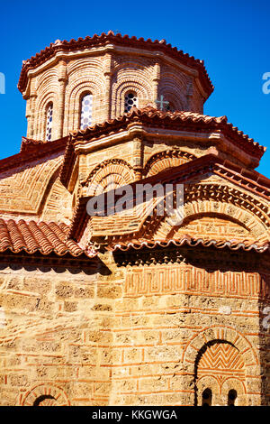 Top der alten Orthodoxen Kirche im Kloster in Meteora varlaam, Griechenland Stockfoto