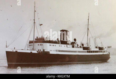 King Orry, fotografiert, nachdem sie den Dienst bei der Isle of man Steam Packet Company begonnen hatte. Stockfoto