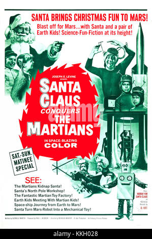 Santa Claus erobert die Marsmenschen 2 Stockfoto