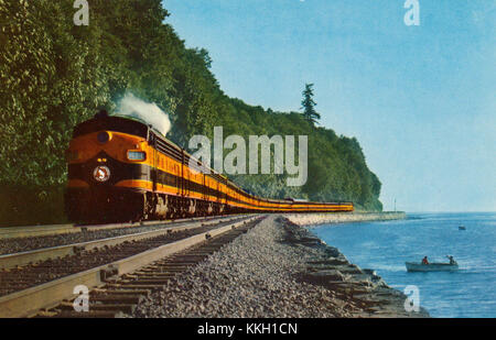 Great Northern Railway Empire Builder Streamliner Stockfoto