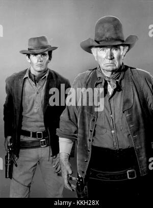 Dack Rambo Walter Brennan Guns of will Sonnet Stockfoto