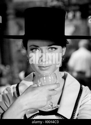 Gia Scalas Rolle in „Run for Your Life“ unterstreicht ihre Leistung in einem Film aus den 1960er Jahren und zeigt ihre schauspielerischen Fähigkeiten während der Filmgeschichte dieser Epoche. Stockfoto