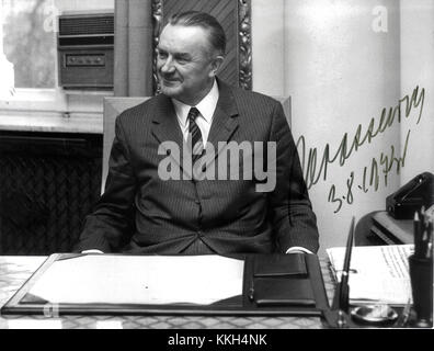 Piotr Jaroszewicz, Ministerpräsident der Volksrepublik Polen 1970-1980 Stockfoto