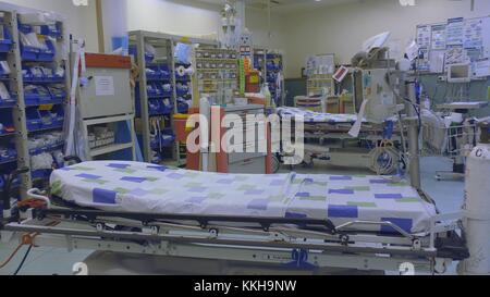 Nahariya, Israel. November 2017 30. Das Galiläa Medical Center führte eine Kriegsübung durch und nahm verletzte Opfer aus Nord-Israel auf. Nahariya, Israel, Oktober 30 2017. Quelle: The Fünfte Kingdom/Alamy Live News Stockfoto