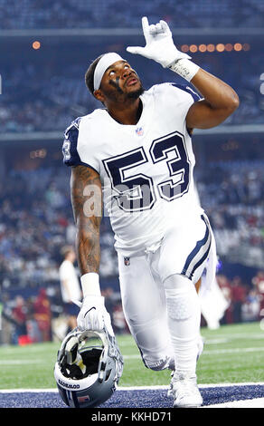 Arlington, Texas, USA. 30 Nov, 2017. Nov. 30 2017. Arlington, Texas. Dallas Cowboys linebacker Justin M Arch-Lillard wie die Dallas Cowboys besiegten die Washington Redskins 38 bis 14 bei ATT Stadium in Arlington, TX. Credit: Ralph Lauer/ZUMA Draht/Alamy leben Nachrichten Stockfoto