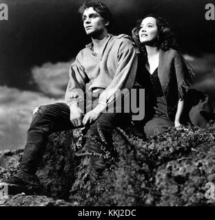 Laurence Olivier Merle Oberon Wuthering Heights Stockfoto