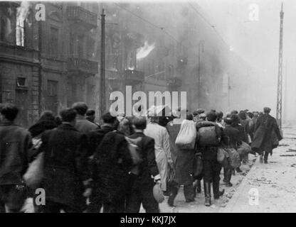 Stroop Report 2/4 Record Group 038 United States Counsel for the Prosecution of Axis Criminality; United States Exhibits, 1933-46 HMS Asset ID: HF1-88454435 Rediscovery Number: 06315 Stroop Report - Warsaw Ghetto Uprising - 26537 Stockfoto