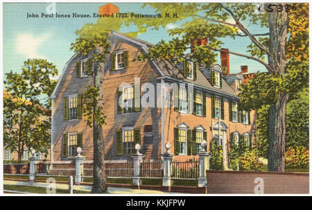 John Paul Jones House, errichtet 1732, Portsmouth, N.H (65380) Stockfoto