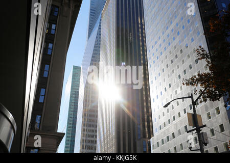 Manhattan, im Staat New York, USA zeigt Stadt Straße Szenen Stockfoto