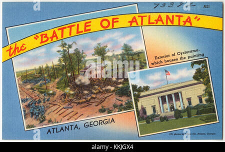 Die 'Schlacht von Atlanta', Atlanta, Georgia, Außenansicht von Cyclorama, in dem sich das Gemälde befindet (8342841517) Stockfoto