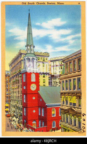 Old South Church, Boston, Messe (60102) Stockfoto