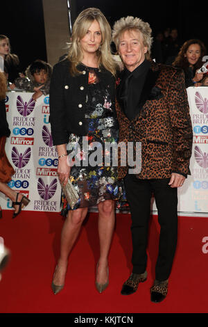 The Pride of Britain Awards 2017 - Ankünfte mit: Penny Lancaster, Sir Rod Stewart Where: London, Vereinigtes Königreich Wann: 30 Okt 2017 Credit: Lia Toby/WENN.com Stockfoto