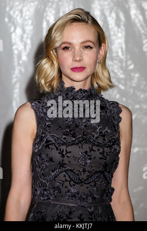 New York, NY - 27. November: Carey Mulligan besucht die 2017 ifp Gotham Awards, die Cipriani Wall Street am 27. November 2017 in New York City. Stockfoto