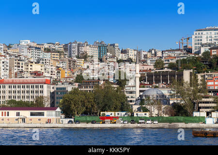 Bunte Leben Stadtbild von bosporus Istanbul Türkei. Stockfoto