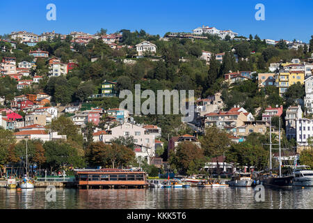 Bunte Leben Stadtbild von bosporus Istanbul Türkei. Stockfoto