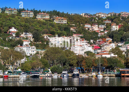 Bunte Leben Stadtbild von bosporus Istanbul Türkei. Stockfoto