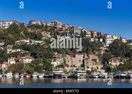 Bunte Leben Stadtbild von bosporus Istanbul Türkei. Stockfoto