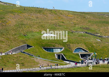 Besucherzentrum der Cliffs of Moher, County Clare, Irland Stockfoto