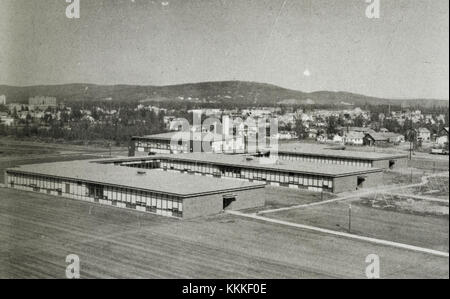 Hunter Elementary Antenne Fairbanks Alaska Stockfoto