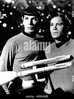 Leonard Nimoy William Shatner Star Trek 1968 Stockfoto