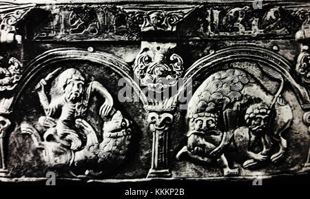 Anonymer Sarazenen-Reliquiar des Heiligen Stanislaus (Detail) 02 Stockfoto