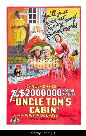 Onkel Toms Hütte Poster Stockfoto