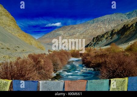 Berge in Ladakh Stockfoto