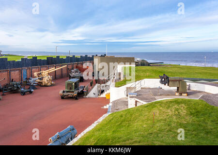 Die heugh Batterie Museum, Hartlepool, County Durham, UK Stockfoto