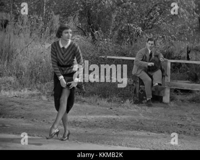 Claudette Colbert und Clark Gable in Es geschah eines Nachts Filmtrailer Stockfoto