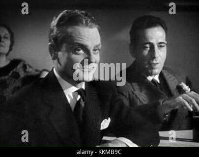 James Cagney Humphrey Bogart im Trailer zu The Roaring Twenties Stockfoto