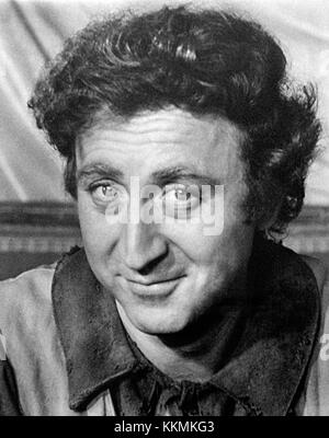 Gene Wilder war ein bekannter US-amerikanischer Schauspieler, der vor allem in den 1970er Jahren für seine komödiantischen Rollen bekannt war Er ist bekannt für seine Arbeit in Filmen wie Willy Wonka & The Chocolate Factory (1971) und hinterlässt ein dauerhaftes Vermächtnis in Comedy und Film. Stockfoto