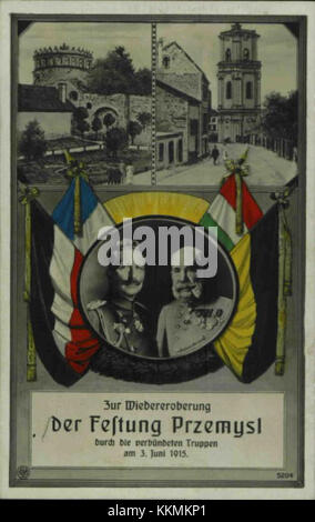 Der Titel bezieht sich auf die Militäroperation von 1914 zur Rückeroberung der Festung PrzemyÅ im Ersten Weltkrieg. Stockfoto