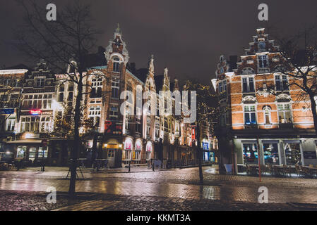 Gent Weihnachten Straße in Belgien Stockfoto