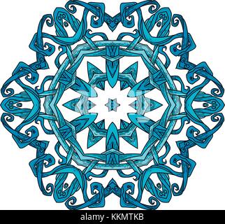 Mandala. Abstrakte dekorativen Hintergrund. Islam, Arabisch, orientalischen, indischen, Ottomane, yoga Motive. Stock Vektor