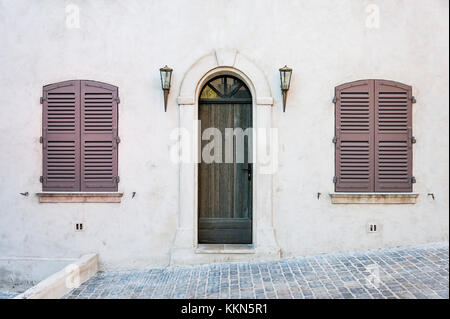 Charmantes traditionelles Haus Detail, San Tropez, Frankreich. Stockfoto