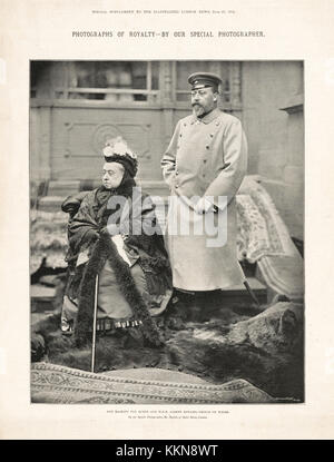 1894 Illustrated London News Queen Victoria & SEINE KÖNIGLICHE HOHEIT, Prinz von Wales Edward Stockfoto