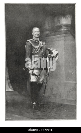 1905 Kaiser Wilhelm II. Stockfoto