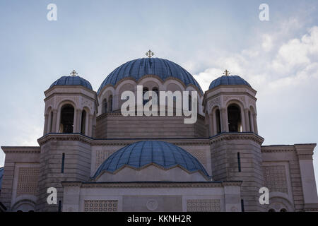 Detail der serbisch-orthodoxen Kirche St. Spyridon in Triest, Friaul Julisch Venetien, Italien Stockfoto