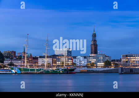 Museum Schiff, Rickmer Rickmers, Hafen, Hamburg, Deutschland Stockfoto