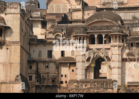 Der Elefant Tor, Bundi Palace, Rajasthan, Indien Stockfoto