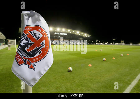 AFC Fylde's Mill Farm, Flyde. PRESS ASSOCIATION Foto Bild Datum: Freitag, 1. Dezember 2017. Siehe PA-Geschichte Fußball Flyde. Foto: Richard Verkäufer/PA-Kabel. Einschränkungen: EDITORIAL NUR VERWENDEN Keine Verwendung mit nicht autorisierten Audio-, Video-, Daten-, Spielpläne, Verein/liga Logos oder "live" Dienstleistungen. On-line-in-Verwendung auf 75 Bilder beschränkt, kein Video-Emulation. Keine Verwendung in Wetten, Spiele oder einzelne Verein/Liga/player Publikationen. Stockfoto