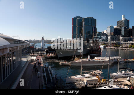 Australian National Maritime Museum in Darling Harbour Sydney New South Wales, Australien Stockfoto