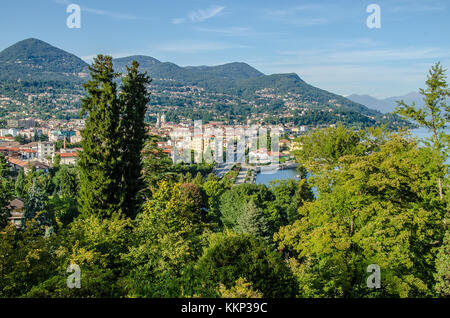 Die Gärten der Villa Taranto in Verbania sind weltweit für ihre Schönheit und die große Zahl von Pflanzenarten bekannt Stockfoto