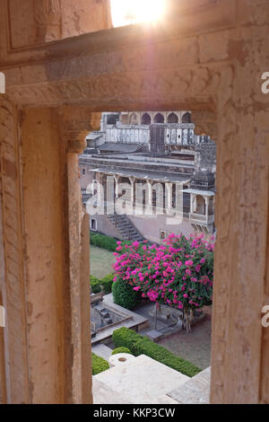 Die chitrashala, Bundi Palast in Rajasthan, Indien Stockfoto