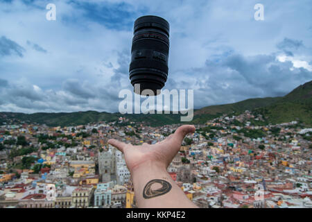 Si lo que buscas Sohn buenas Aventuras, Disfrutar de hermosas Calles llenas de Historia definitivamente, debes visitar Guanajuato... Stockfoto