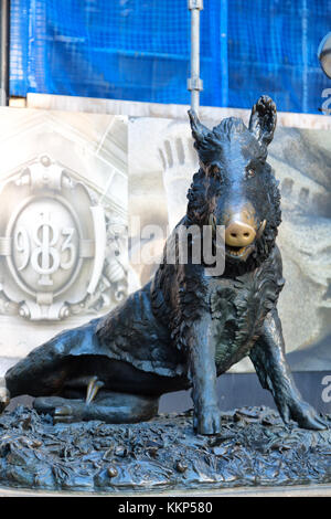 In Australien Sydney die antike Statue von einem Eber Stockfoto