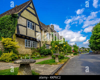 Dorf lovell Münster, im Herzen der Cotswolds, England Stockfoto