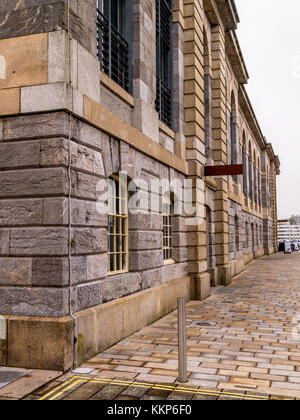 Der ehemalige British Naval supply Yard in Plymouth, Devon Stockfoto