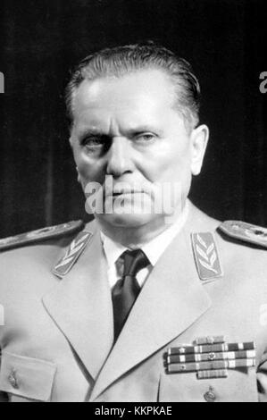 Josip Broz Tito Uniformportrait Stockfoto